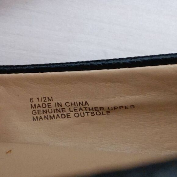 Talbots Women's Jessie Genuine Leather Loafer Flats Black Size 6.5 - Picture 6 of 6